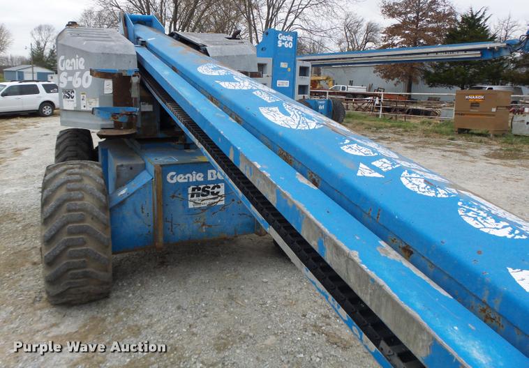 image for item K5526 1993 Genie S60 boom lift