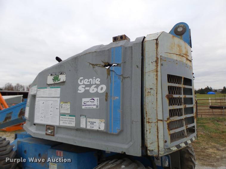 image for item K5526 1993 Genie S60 boom lift