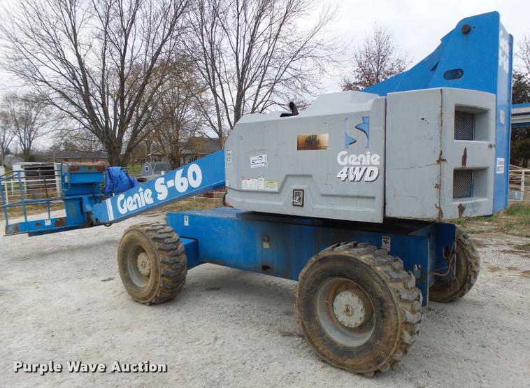 image for item K5527 1997 Genie S60 boom lift