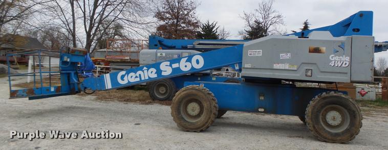 image for item K5527 1997 Genie S60 boom lift