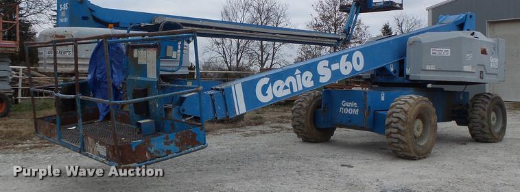 image for item K5527 1997 Genie S60 boom lift