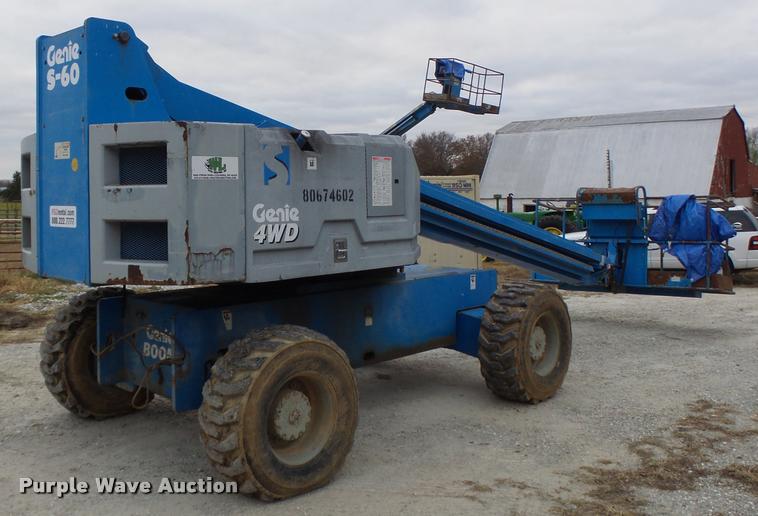 image for item K5527 1997 Genie S60 boom lift