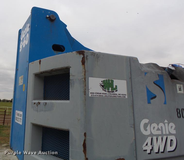 image for item K5527 1997 Genie S60 boom lift