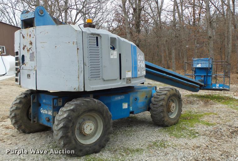 image for item K5528 1992 Genie S60 boom lift