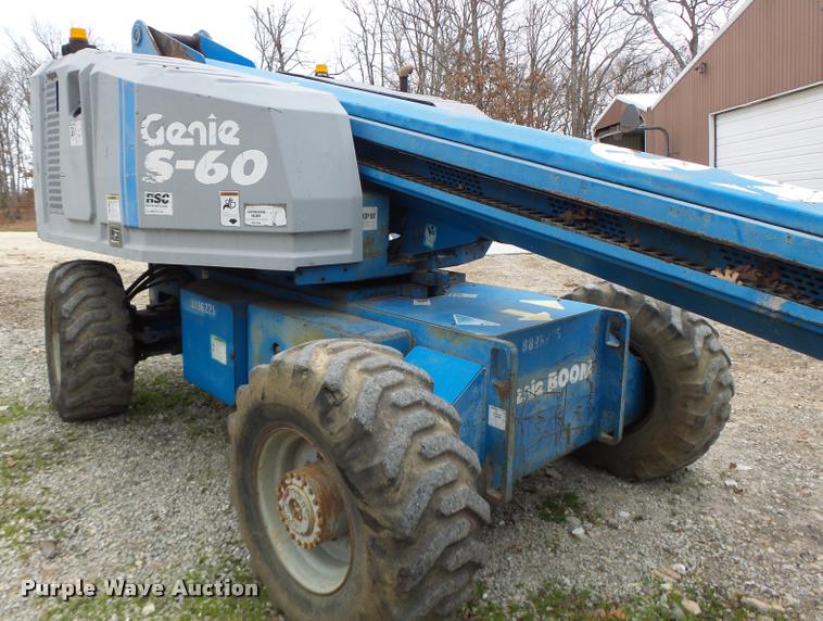 image for item K5528 1992 Genie S60 boom lift