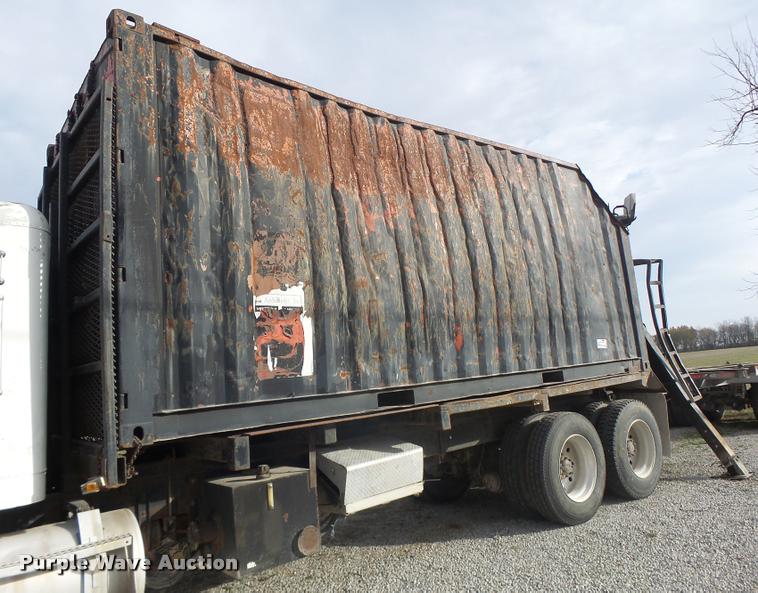 image for item K5540 1990 Freightliner FLD crane truck with equipment trailer