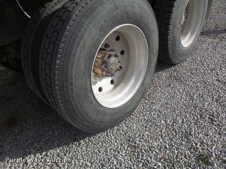 image for item K5540 1990 Freightliner FLD crane truck with equipment trailer