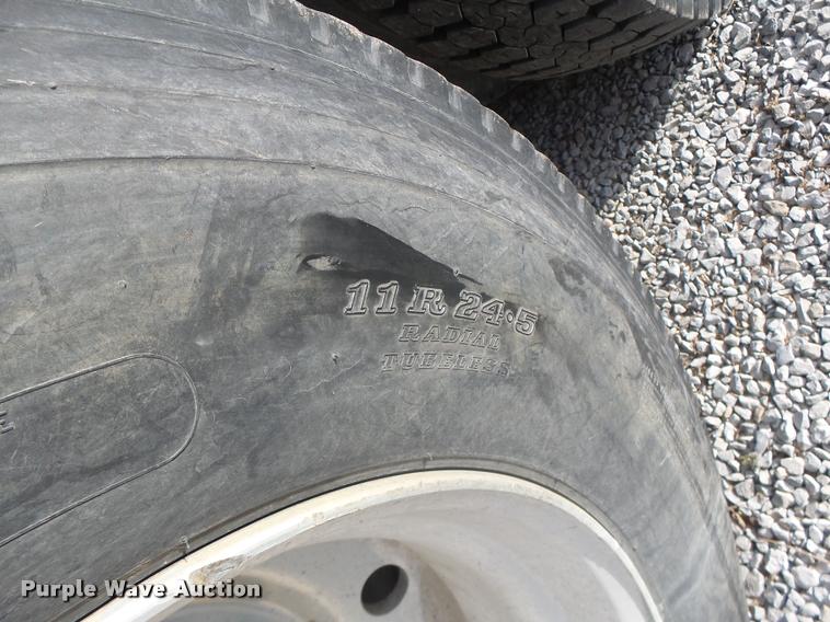 image for item K5540 1990 Freightliner FLD crane truck with equipment trailer