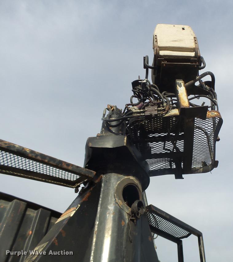 image for item K5540 1990 Freightliner FLD crane truck with equipment trailer