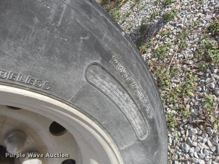 image for item K5540 1990 Freightliner FLD crane truck with equipment trailer