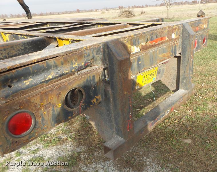 image for item K5540 1990 Freightliner FLD crane truck with equipment trailer