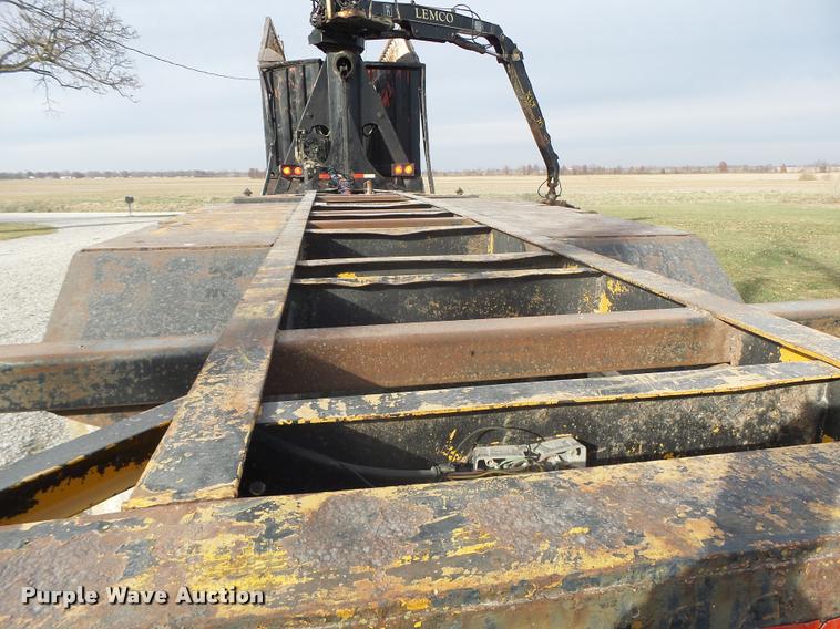 image for item K5540 1990 Freightliner FLD crane truck with equipment trailer