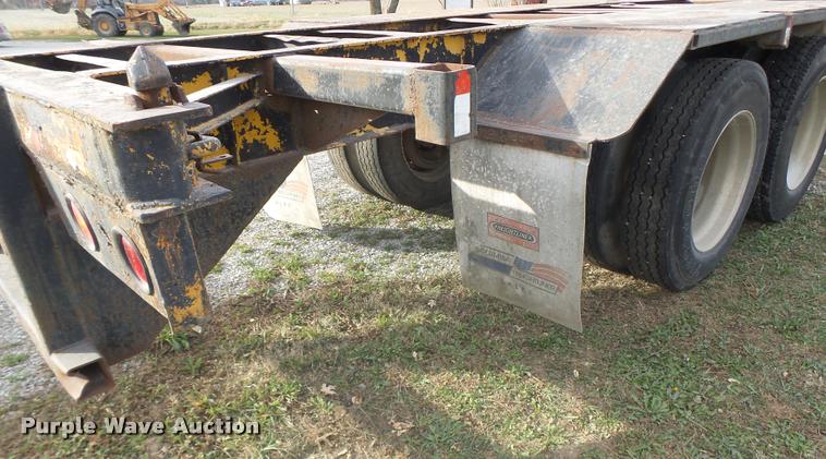 image for item K5540 1990 Freightliner FLD crane truck with equipment trailer