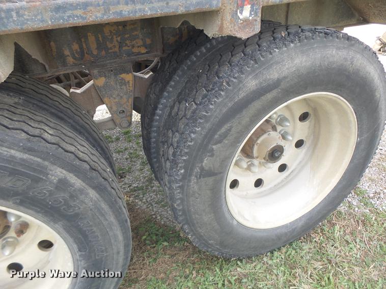 image for item K5540 1990 Freightliner FLD crane truck with equipment trailer