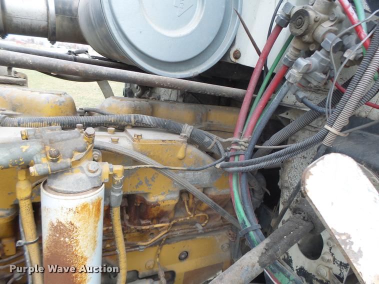 image for item K5540 1990 Freightliner FLD crane truck with equipment trailer