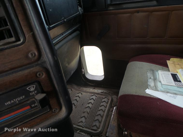 image for item K5540 1990 Freightliner FLD crane truck with equipment trailer