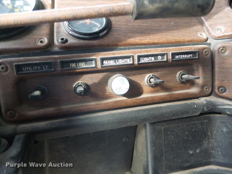 image for item K5540 1990 Freightliner FLD crane truck with equipment trailer