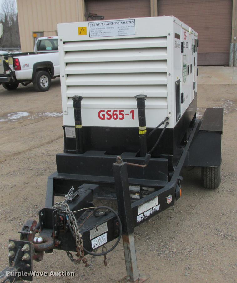 image for item K6186 2006 Atlas Copco QAS78JD generator