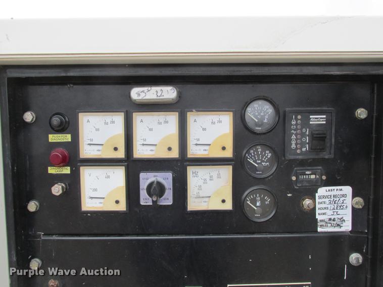 image for item K6186 2006 Atlas Copco QAS78JD generator