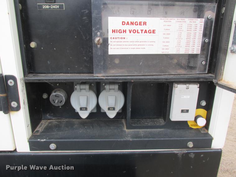 image for item K6186 2006 Atlas Copco QAS78JD generator