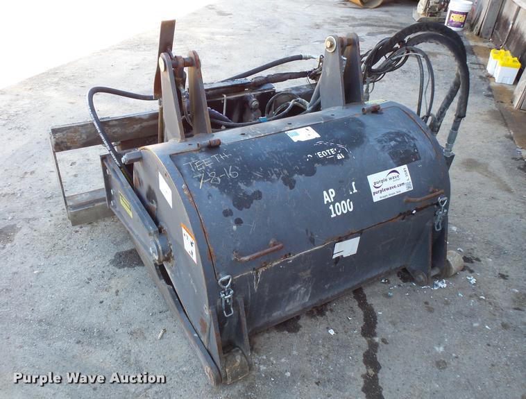 image for item L3581 Cone Qtec AP1000 skid steer cold planer