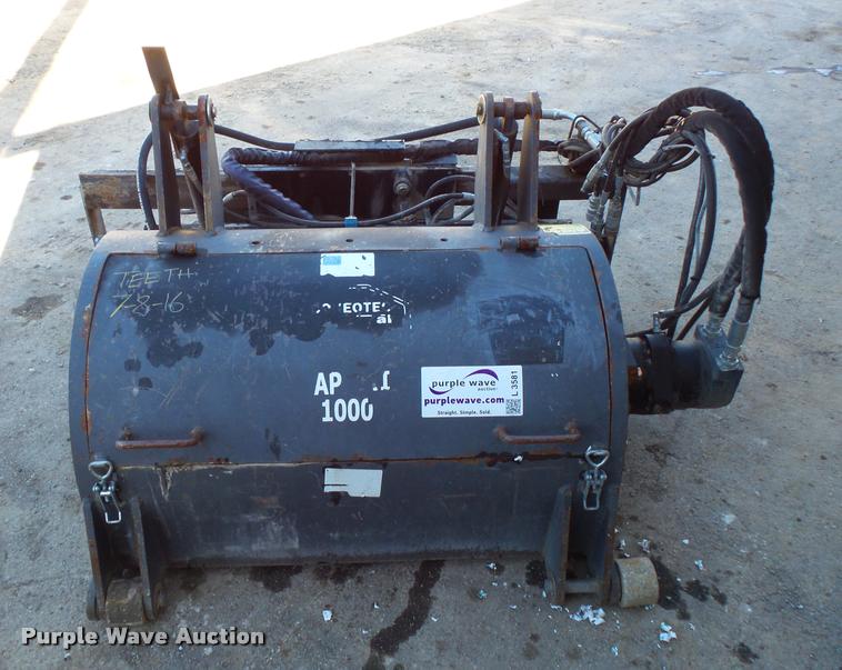 image for item L3581 Cone Qtec AP1000 skid steer cold planer