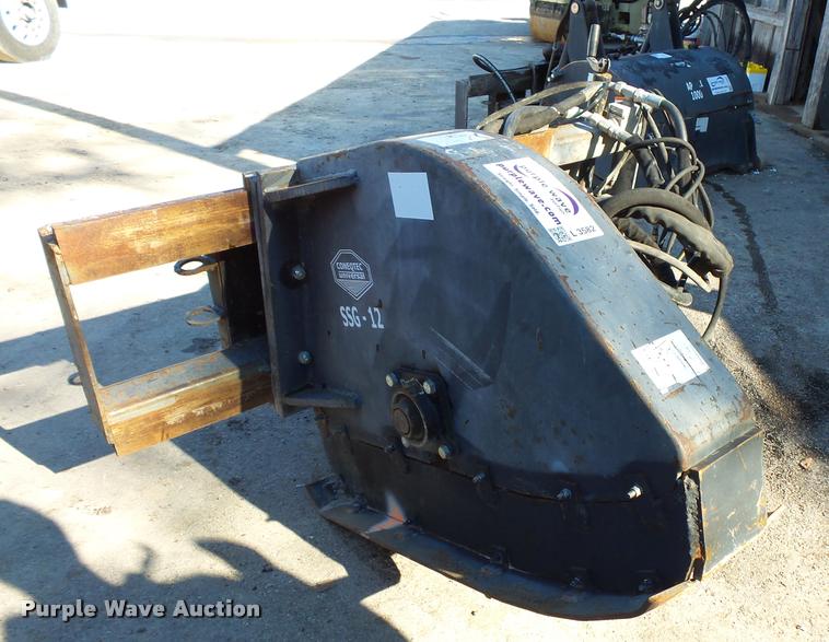 image for item L3582 2008 Cone Qtec SSG-12 skid steer wheel saw