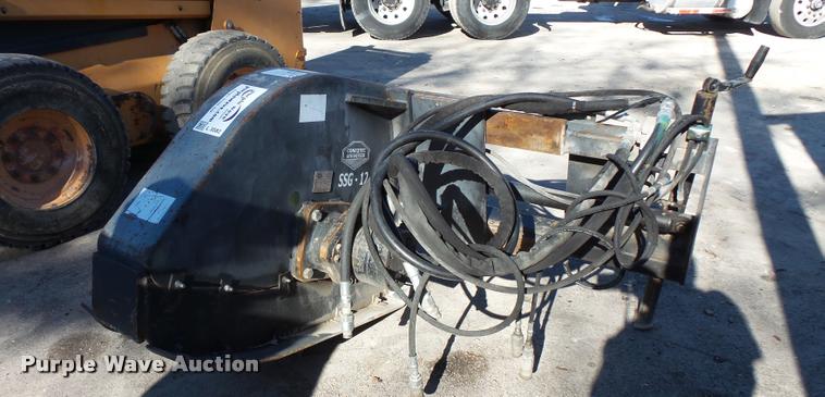 image for item L3582 2008 Cone Qtec SSG-12 skid steer wheel saw