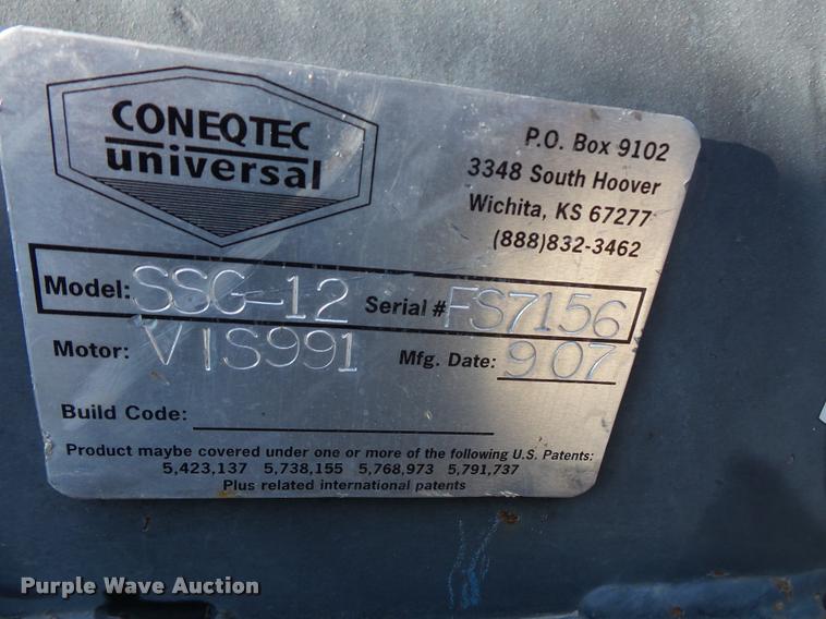 image for item L3582 2008 Cone Qtec SSG-12 skid steer wheel saw