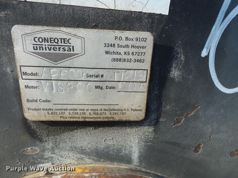 image for item L3584 2005 Cone Qtec AP600HD skid steer cold planer