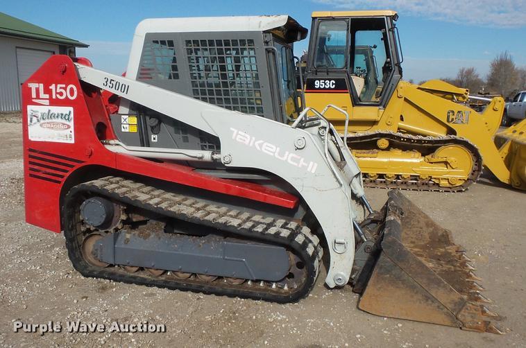 image for item L3593 2001 Takeuchi TL150 skid steer