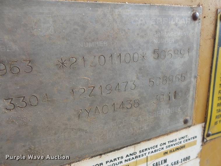 image for item L3594 1987 Caterpillar 963 track loader