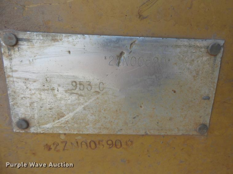 image for item L3595 1996 Caterpillar 953C track loader