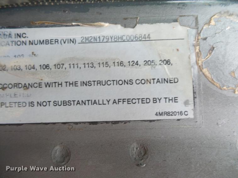 image for item L3608 1987 Mack R686ST dump truck