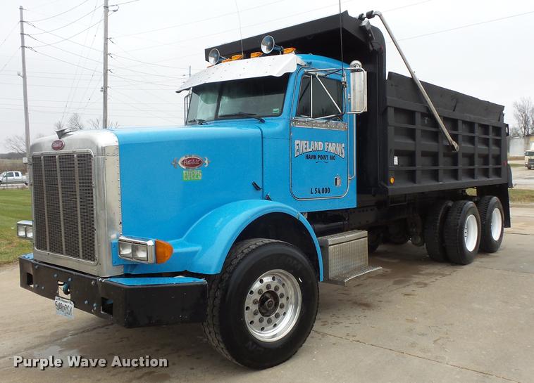 image for item L3609 1991 Peterbilt 378 dump truck