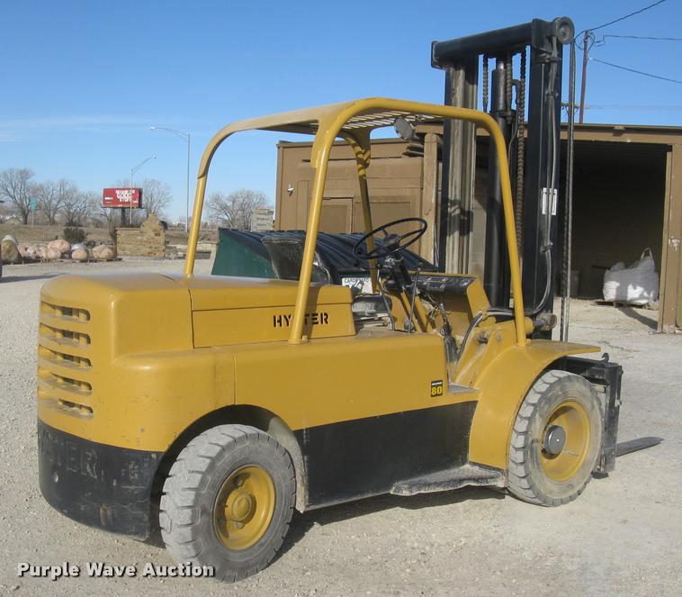 Hyster Challenger 80 forklift in Wichita, KS Item L3919 sold Purple
