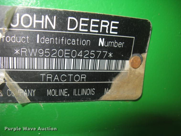 image for item L3920 2006 John Deere 9520 Scraper Special 4WD tractor