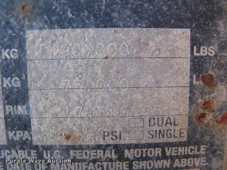 image for item L3921 2001 Central equipment trailer