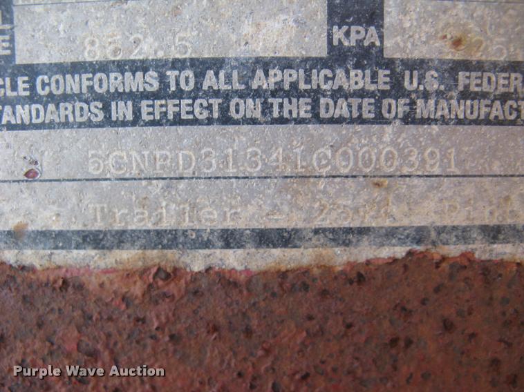 image for item L3921 2001 Central equipment trailer