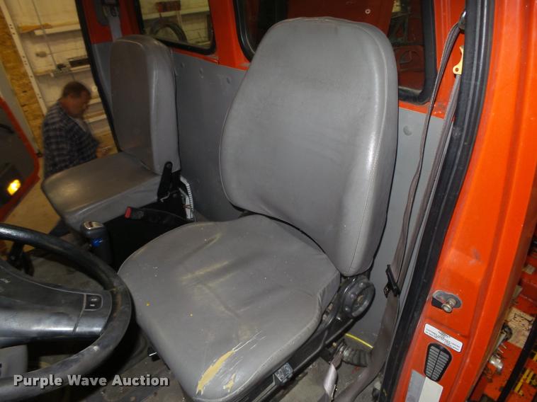 image for item L4184 1999 Sterling L8513 flatbed truck with crane