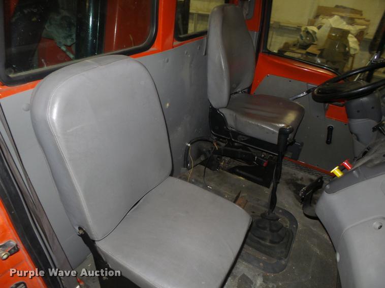 image for item L4184 1999 Sterling L8513 flatbed truck with crane