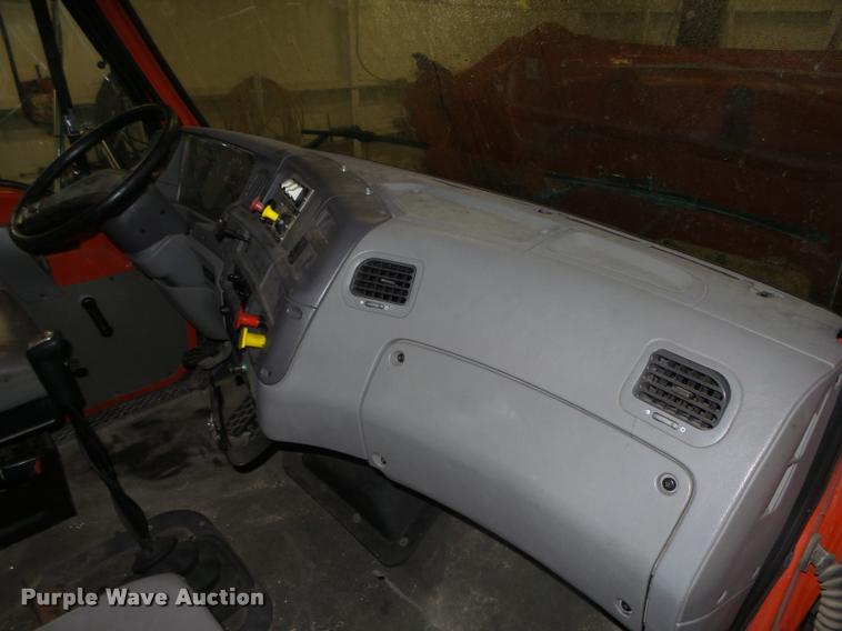 image for item L4184 1999 Sterling L8513 flatbed truck with crane