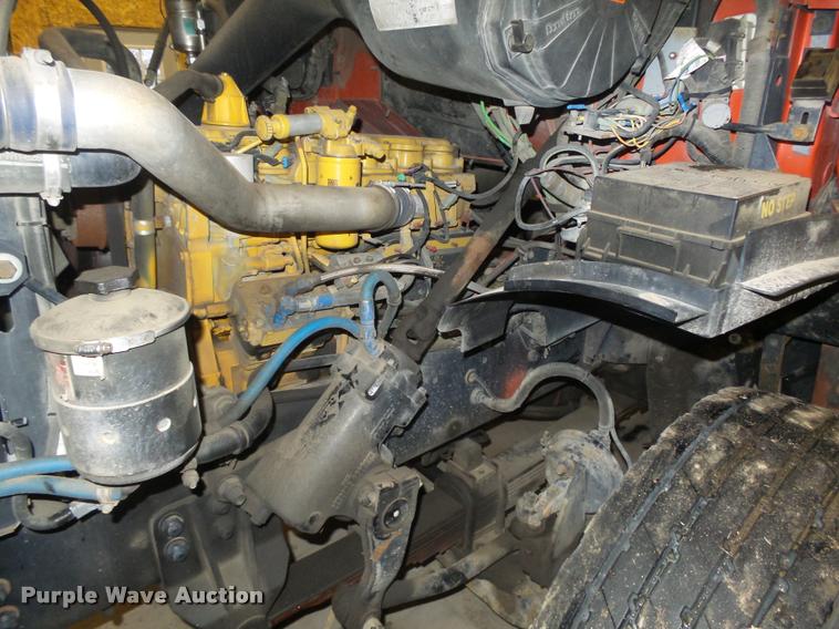 image for item L4184 1999 Sterling L8513 flatbed truck with crane