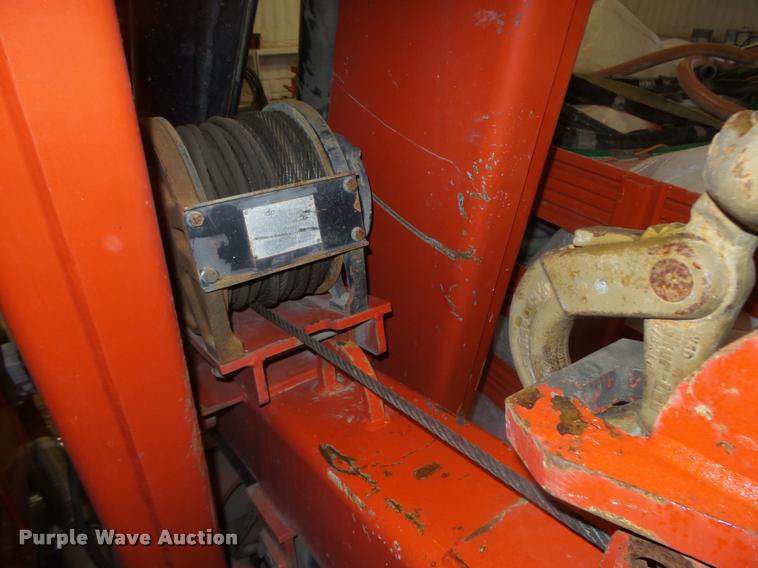 image for item L4184 1999 Sterling L8513 flatbed truck with crane