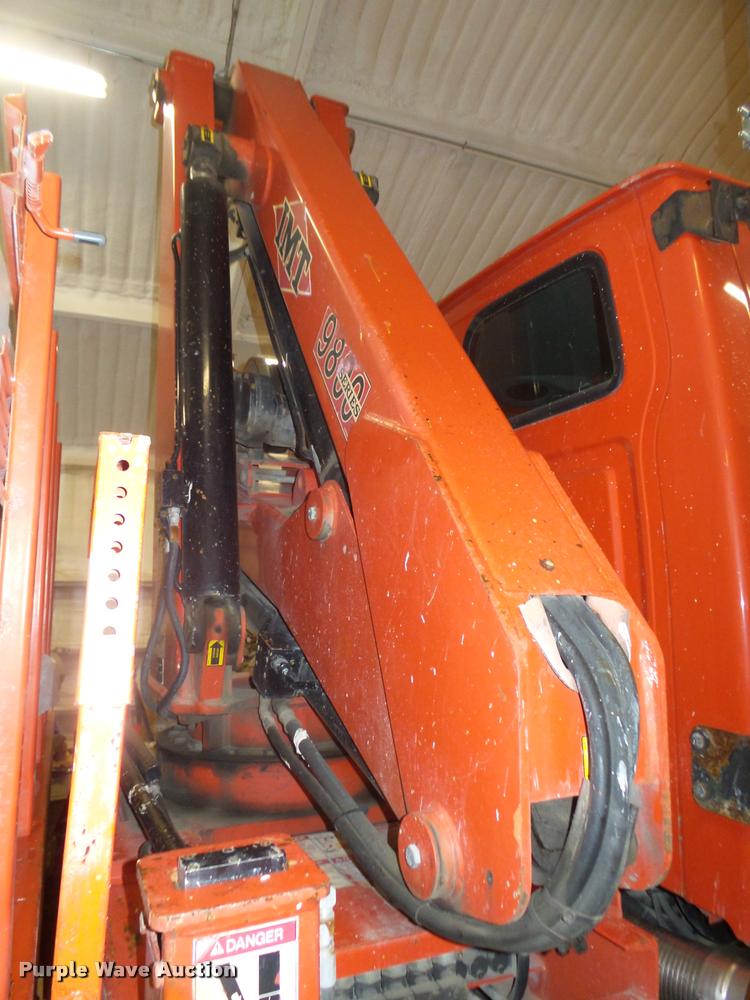 image for item L4184 1999 Sterling L8513 flatbed truck with crane