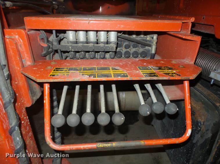 image for item L4184 1999 Sterling L8513 flatbed truck with crane