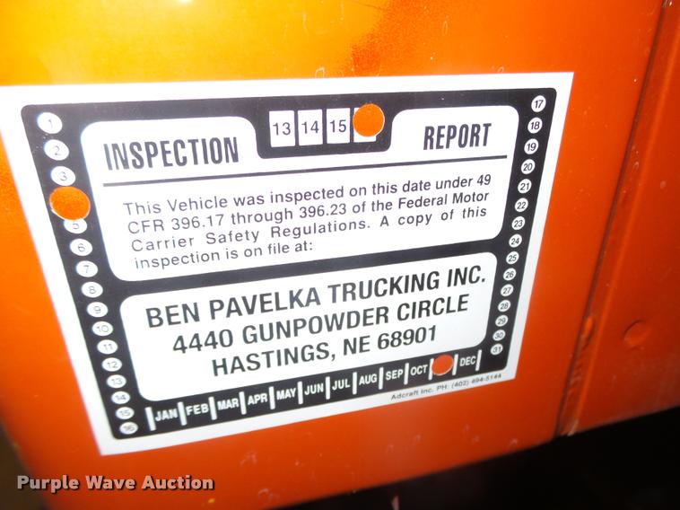 image for item L4184 1999 Sterling L8513 flatbed truck with crane