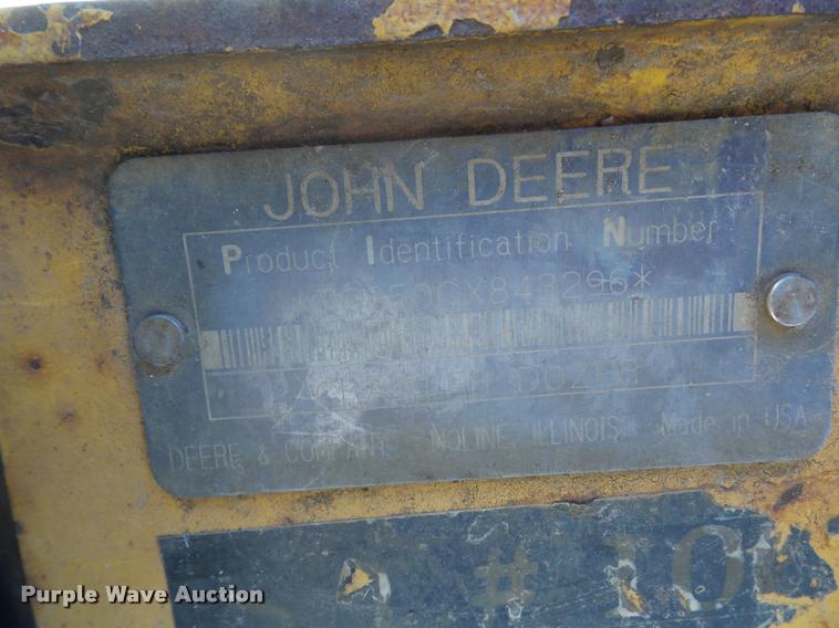 image for item L4463 1998 John Deere 850C dozer