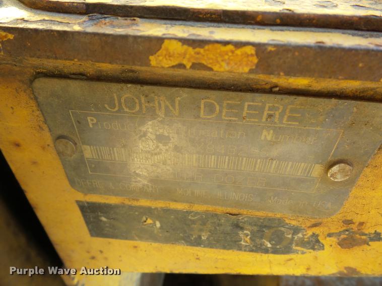 image for item L4463 1998 John Deere 850C dozer