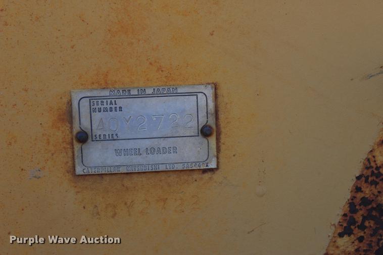 image for item L4923 1981 Caterpillar 910 wheel loader